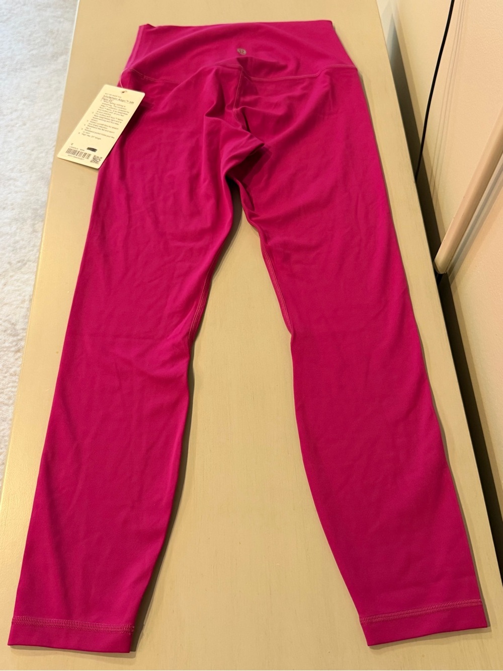 lululemon athletica Hot Pink High-Rise Leggings